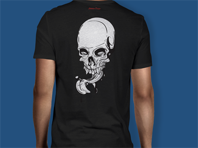 男T恤短袖T恤样机