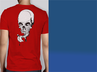 男T恤短袖T恤样机