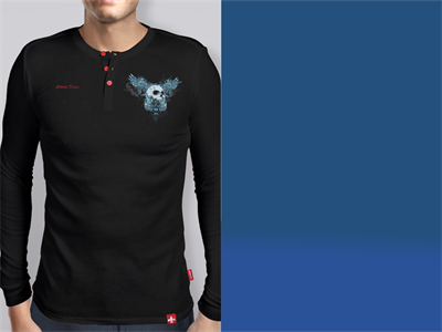 T恤短袖T恤样机长袖