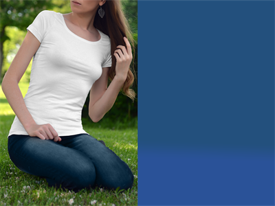 T恤短袖T恤样机女T恤