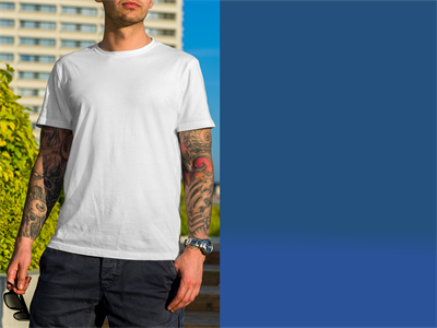 T恤短袖T恤样机男士短袖