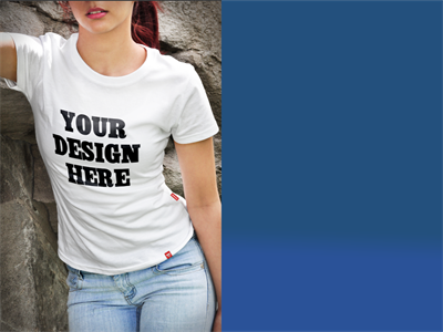 女T恤样机