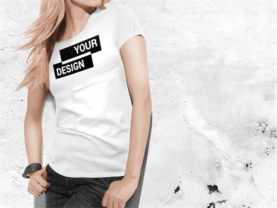 女T恤样机