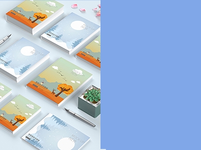 书本笔记本样机