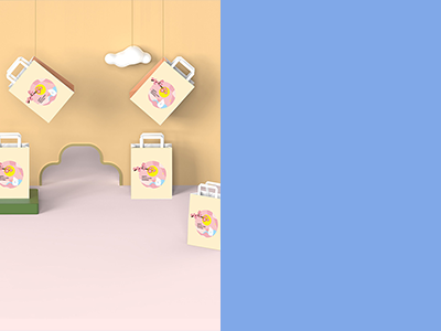 手提袋纸袋样机