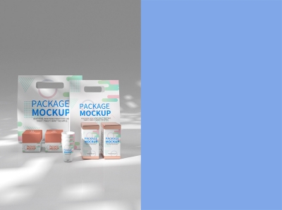 手提袋包装盒样机