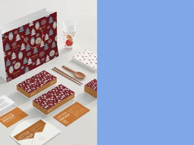 纸袋名片信封vi样机水杯纸杯