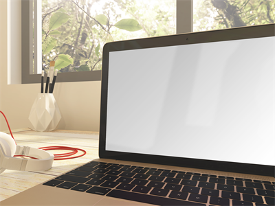 电脑屏幕样机WEB界面样机电脑场景