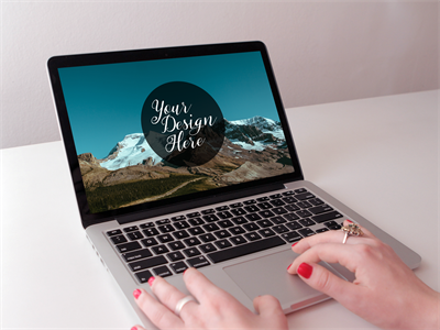 电脑屏幕样机WEB界面样机电脑场景