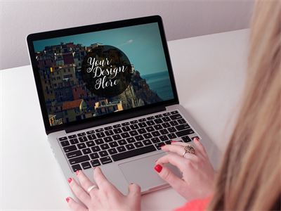 电脑屏幕样机WEB界面样机电脑场景