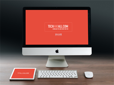 电脑屏幕样机WEB界面样机电脑场景苹果电脑