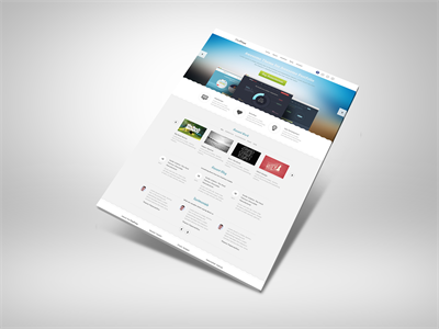 电脑屏幕界面web页样机