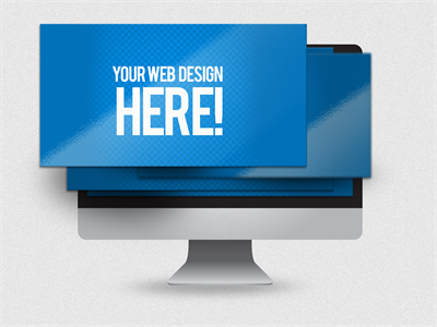 电脑屏幕界面web页样机