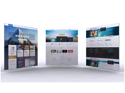 网页电脑页面web页H5页面样机