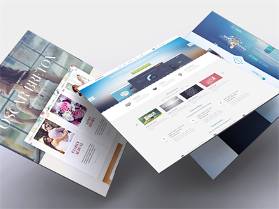 网页电脑页面web页H5页面样机
