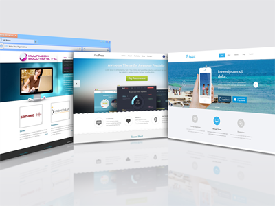 网页电脑页面web页H5页面样机