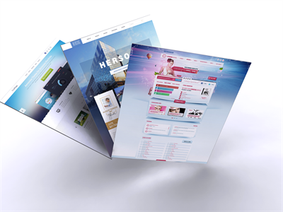 网页电脑页面web页H5页面样机