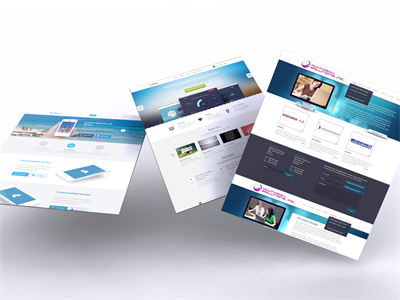 网页电脑页面web页H5页面样机