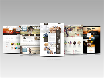 网页电脑页面web页H5页面样机