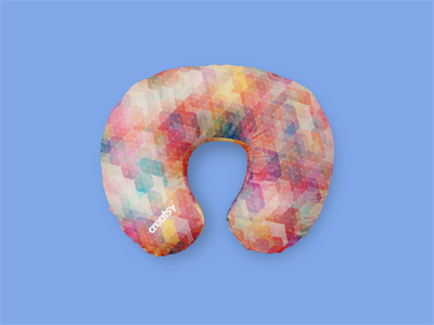 抱枕靠枕U形枕坐垫样机