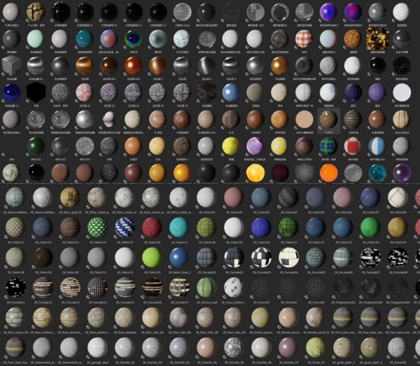 3000个Blender材质球
