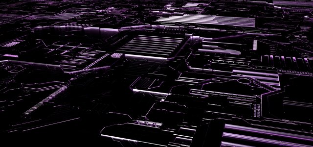 工程源文件模型5G电商电子芯片科技背景处理器电路板通讯C4D素材