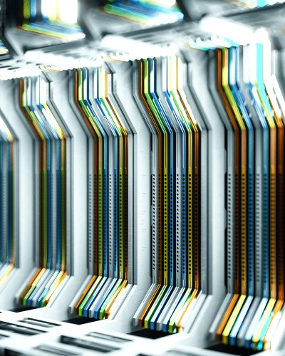 金属炫彩辉光效炫酷工业科幻机械科技未来3D模型工程模板C4D场景