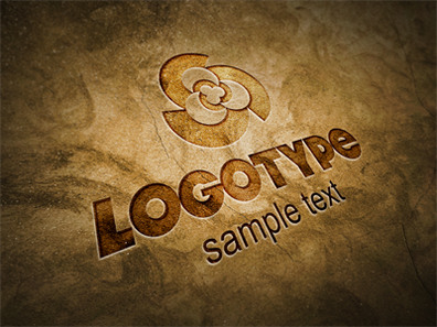 logo展示场景样机logo样机