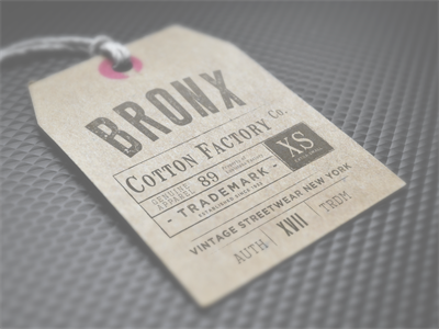 复古标签样机logo样机