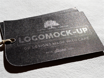 复古标签样机logo样机吊牌样机