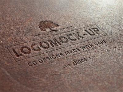 复古标签样机logo样机吊牌样机