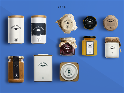 包装罐玻璃罐礼包礼盒样机水果箱零食箱过年礼盒样机