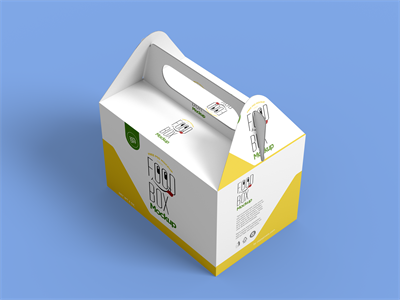 牛奶盒礼包礼盒样机水果箱零食箱过年礼盒样机