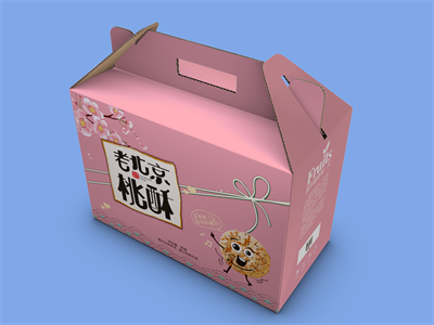 中国风礼包礼盒样机水果箱零食箱过年礼盒样机