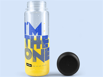 便携水瓶样机玻璃瓶样机