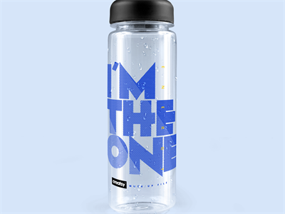 便携水瓶样机玻璃瓶样机