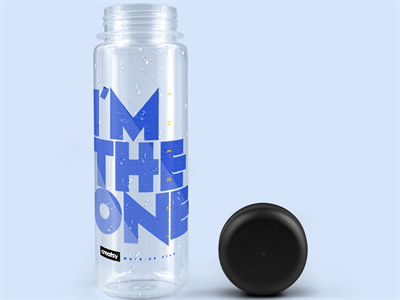 便携水瓶样机玻璃瓶样机