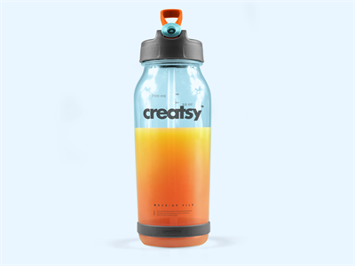 便携水瓶样机玻璃瓶样机