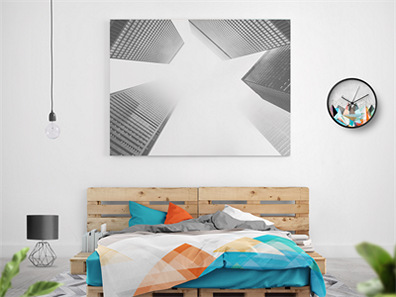 床上用品布艺展示床单被褥枕头PS印花图案效果图被子贴图样机PSD