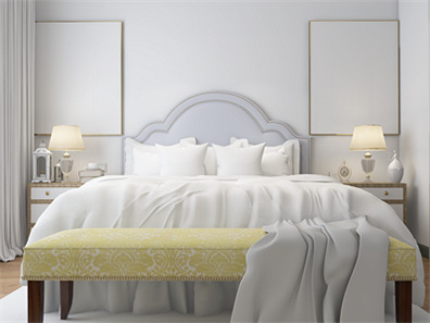 床上用品布艺展示床单被褥枕头PS印花图案效果图被子贴图样机PSD