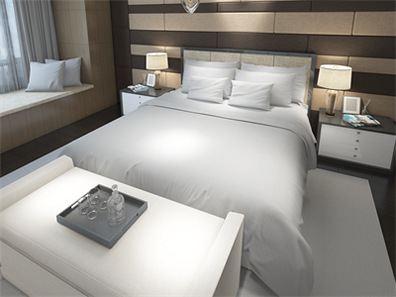 床上用品布艺展示床单被褥枕头PS印花图案效果图被子贴图样机PSD