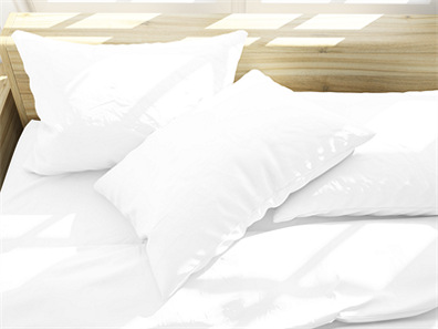 床上用品布艺展示床单被褥枕头PS印花图案效果图被子贴图样机PSD