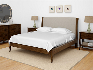 床上用品布艺展示床单被褥枕头PS印花图案效果图被子贴图样机PSD