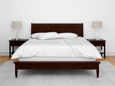 床上用品布艺展示床单被褥枕头PS印花图案效果图被子贴图样机PSD