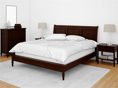 床上用品布艺展示床单被褥枕头PS印花图案效果图被子贴图样机PSD