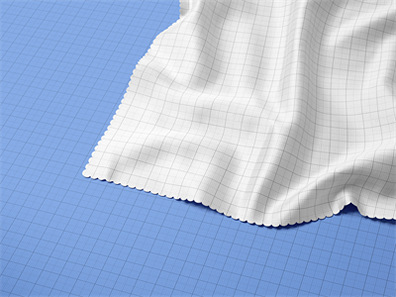 文创丝巾丝绸披巾布料褶皱样机效果图PSD智能贴图模板设计素材