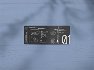 演唱会门票优惠券机票代金券样机效果图展示PSD智能贴图设计素材