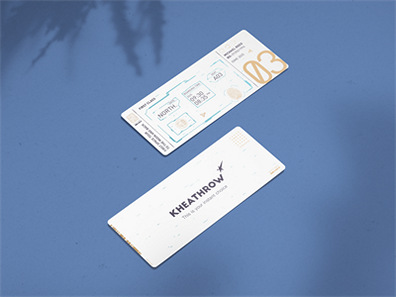 演唱会门票优惠券机票代金券样机效果图展示PSD智能贴图设计素材