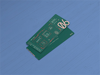 演唱会门票优惠券机票代金券样机效果图展示PSD智能贴图设计素材