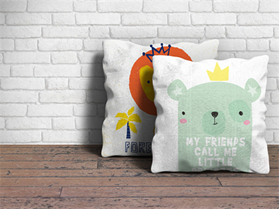 枕头抱枕靠枕样机